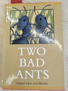 6/25 日曜午前クラス：Chris Van Allsburg の Two Bad Ant